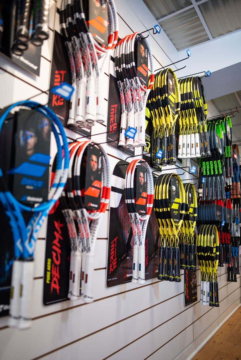 The Tennis Shop: Racquet Stringing • Restringing Service Rates